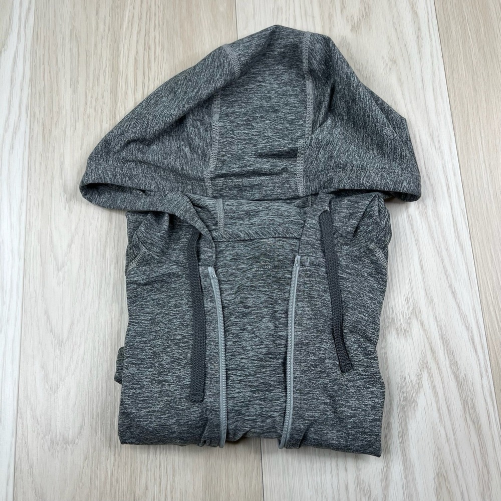 Patagonia Seabrook Jersey Zip-Up Hoodie Heather Gray Women's Sz M * NO ZIPPER*